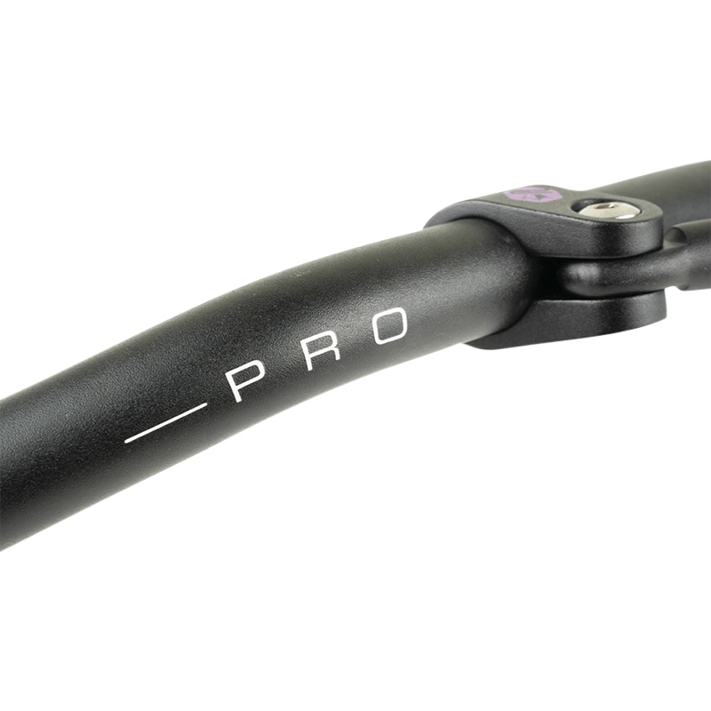 Guidon KRM Pro Ride 50 à boîte diamètre 22,2 mm aluminium noir-violet avec mousse - vue 5