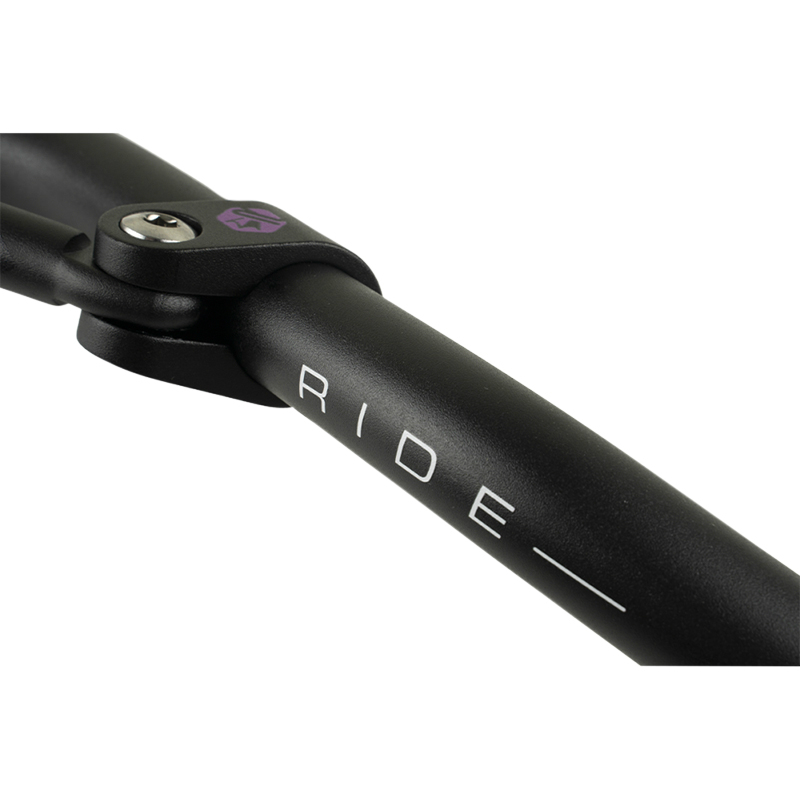 Guidon KRM Pro Ride 50 à boîte diamètre 22,2 mm aluminium noir-violet avec mousse - vue 6