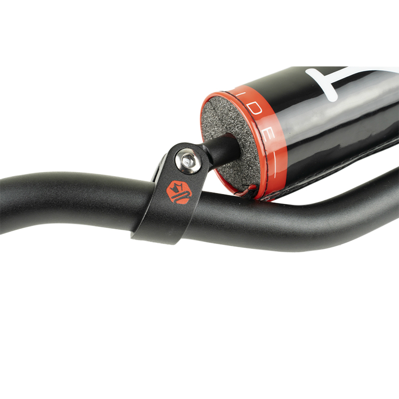 Guidon KRM Pro Ride 22,2 mm aluminium noir-rouge avec mousse - vue 3