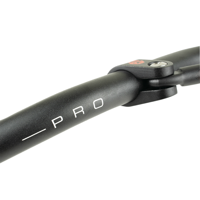 Guidon KRM Pro Ride 22,2 mm aluminium noir-rouge avec mousse - vue 5