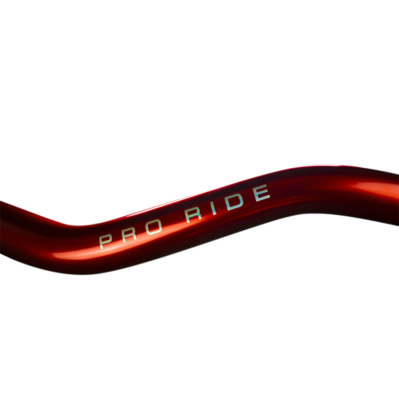 Guidon KRM Pro Ride Oversize 28,6 mm Alu Full Rouge Logo Holographique - vue 3