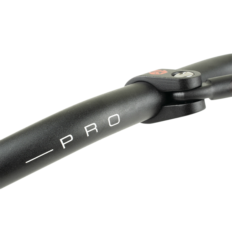 Guidon KRM Pro Ride 50 à boîte diamètre 22,2 mm aluminium noir-rouge - vue 3
