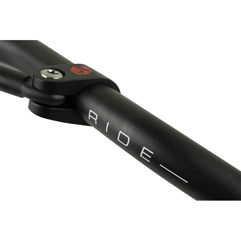 Guidon KRM Pro Ride 50 à boîte diamètre 22,2 mm aluminium noir-rouge - vue 4