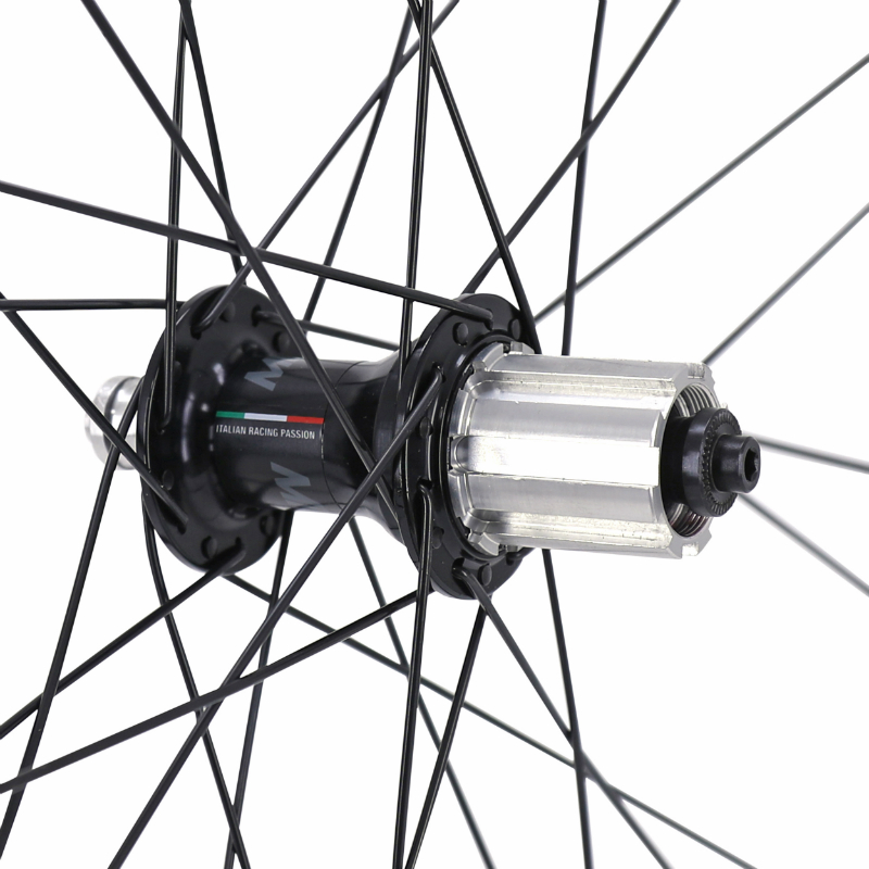 Roues route patins blocage 700 Miche moyeu reflex à roulement noir 11-10-9V Campagnolo avant + arrière - vue 3