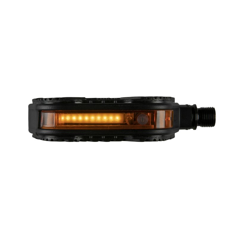 Pédales city Look Geovision lumineuses 50 lumen rechargeables USB grip Vibram noir (paire) - vue 2
