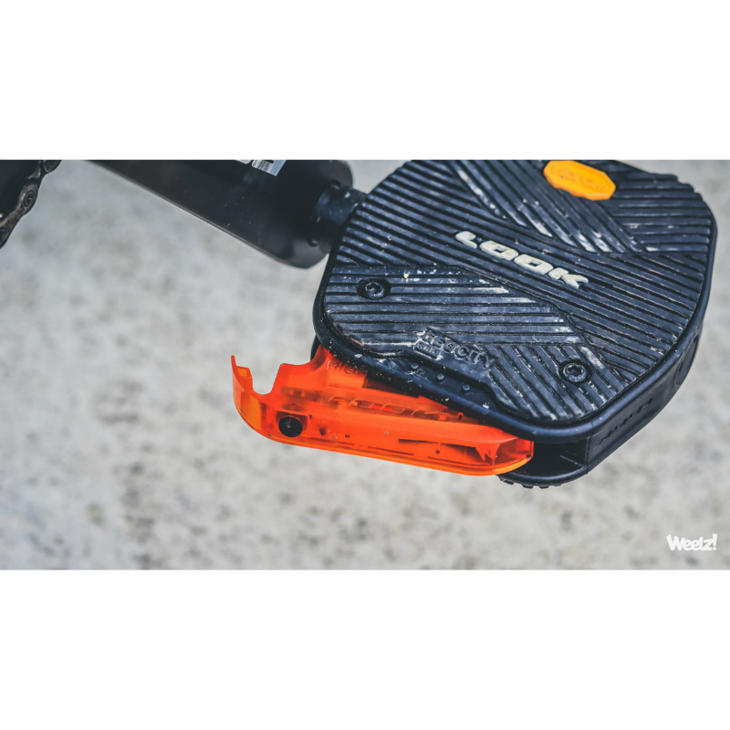 Pédales city Look Geovision lumineuses 50 lumen rechargeables USB grip Vibram noir (paire) - vue 6