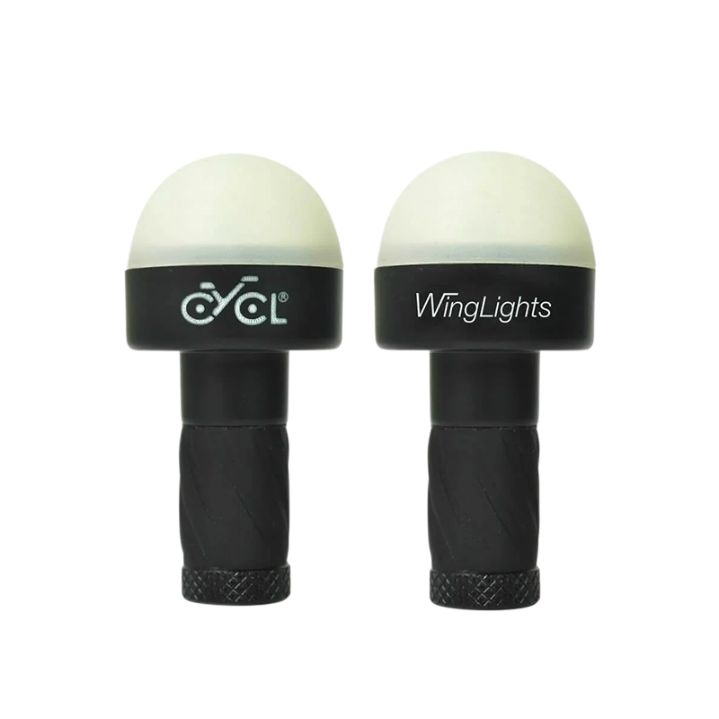Éclairage clignotant embout de cintre noir à piles CR2032 paire NEWTON - vue 4