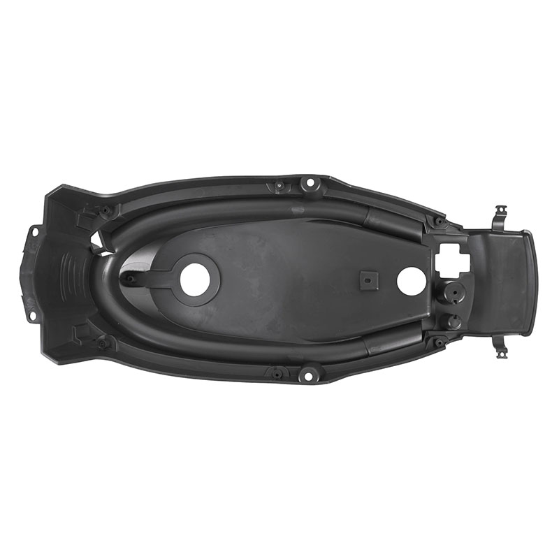 Coffre-compartiment sous selle scoot adaptable MBK 50 stunt 2000-yamaha 50 slider 2000+ (OEM: 5jh-f414a-00) noir -P2R - vue 4