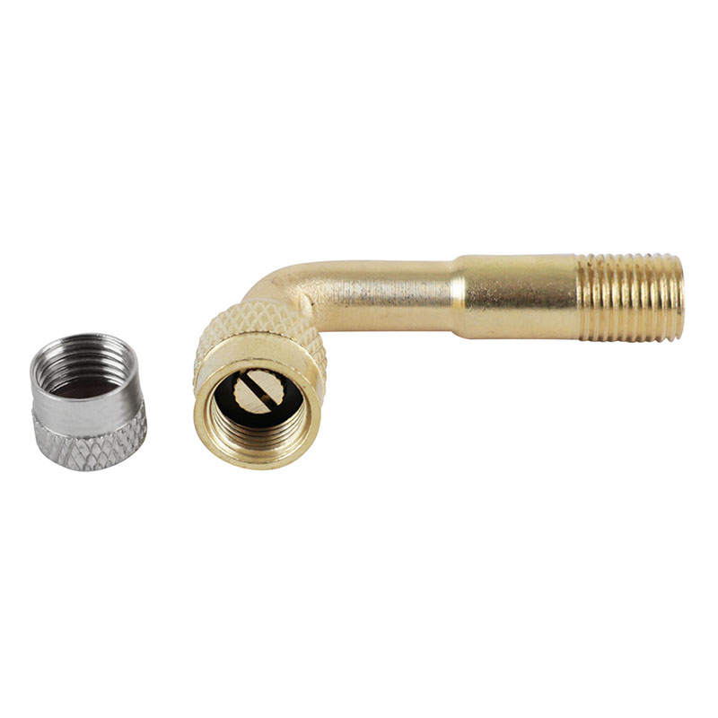 Prolongateur de valve raccord de pompe pour trottinette électrique aluminium coudé 90° - vue 4