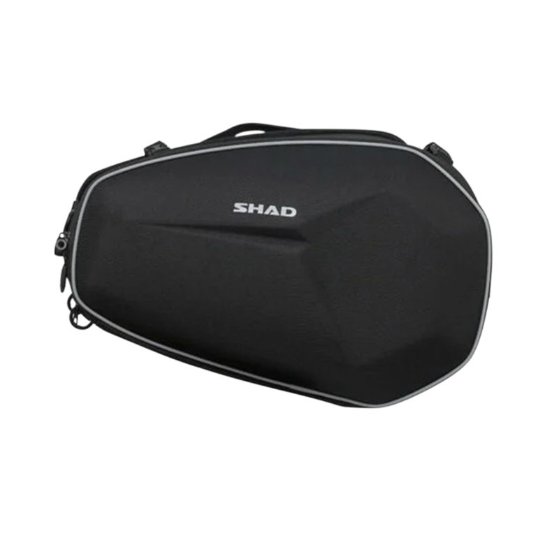 SACOCHE CAVALIERE LATERALE SHAD E48 EXTENSIBLES DE 23 A 29L SEMI-RIGIDES (fixatIon SIDE BAG HOLDER vendue séparément) (X0SE482) (VENDU A LA PAIRE) - vue 2