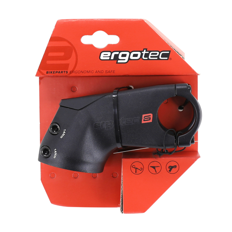 Potence VTT Ergotec Integra Performance C-A Alu Noir 31.8 85mm pour Fourche 1"1/8 - vue 4