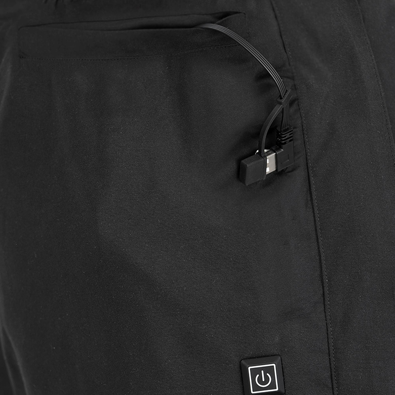 Pantalon de pluie chauffant Tucano Pantawarm automne-hiver noir XXL - vue 4