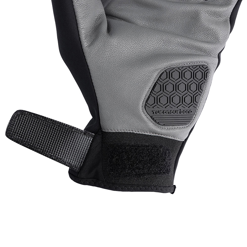 Gants hiver tucano homme sprint hydroscud noir-gris etanche T11 (XL) (homologue ce EN13594:2015)(compatible ecran tactile) - vue 7