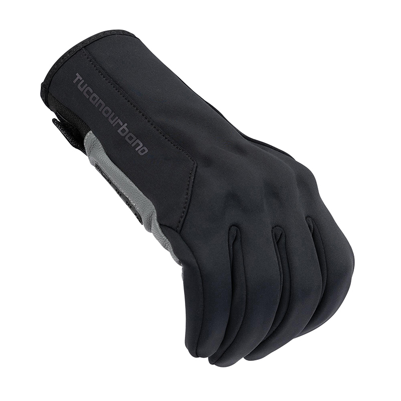 Gants hiver Tucano Urbano femme Sprint Hydroscud noir-gris étanche taille 9 (M) homologués CE EN13594:2015 écran tactile - vue 4