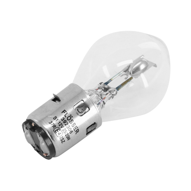 Ampoule standard 12V 25-25W culot BA20D blanc projecteur FLOSSER - vue 2