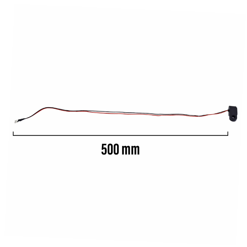 Clignotant moto Taac FR08 3 leds fume-noir fixation retroviseur (diam 8MM - long 46MM - h 13MM) (paire) qualite premium -homologue ece - vue 3
