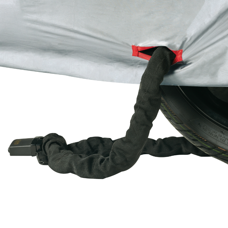Housse de protection moto TAAC Easy polyester hydrofuge taille L gris (219x90x127cm) - vue 3