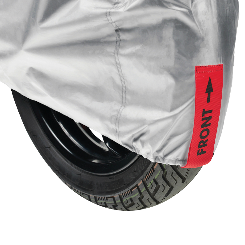 Housse de protection moto TAAC Easy polyester hydrofuge XL gris (222x90x136cm) - vue 2