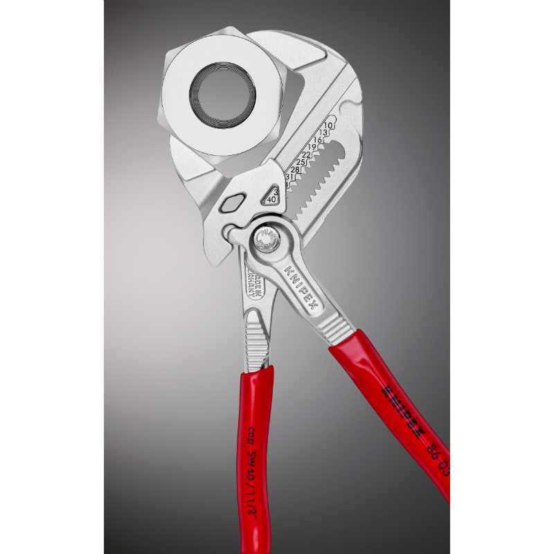 Pince-clé pro Knipex 180 mm chrome (86 03 180) - vue 4