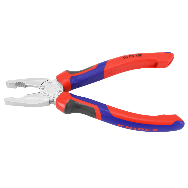 Pince universelle pro Knipex 180 mm chrome poignée ergonomique (03 05 180) - vue 3