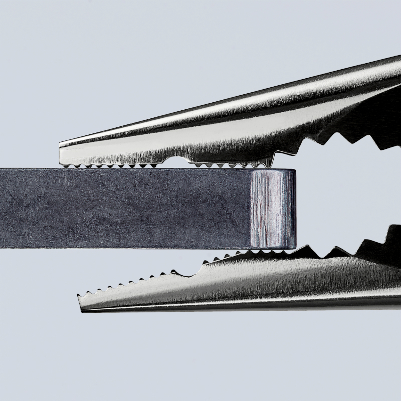 Pince universelle demi-ronde Knipex 145 mm chrome poignée ergonomique 08 25 145 - vue 3