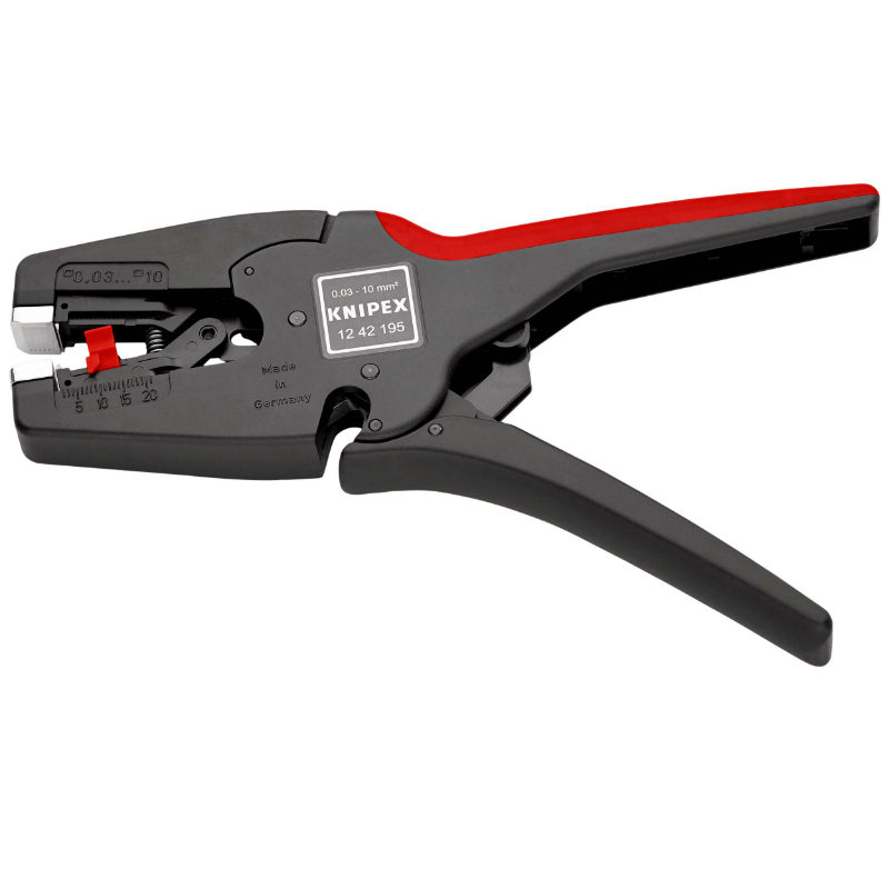 Pince a denuder pro Knipex multistrip automatique 190MM denudage fil de 0,3 a 10MM², coupe fil jusqu'a 10MM² (12 42 195) -made in germany - vue 2