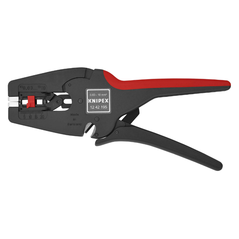 Pince a denuder pro Knipex multistrip automatique 190MM denudage fil de 0,3 a 10MM², coupe fil jusqu'a 10MM² (12 42 195) -made in germany - vue 3