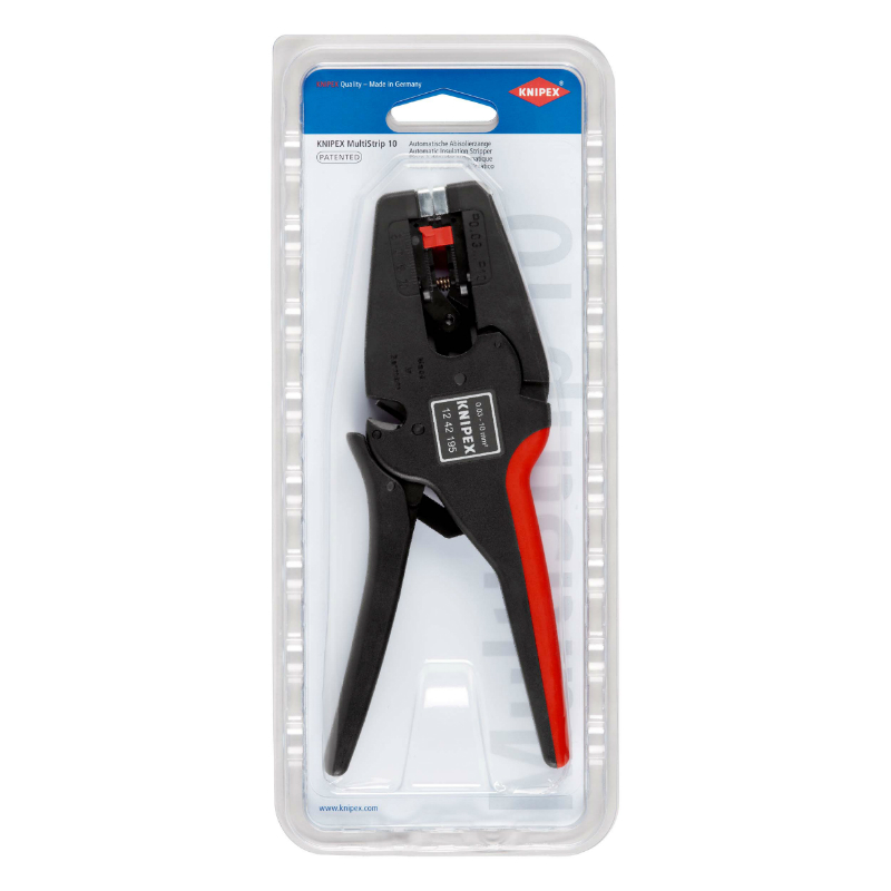Pince a denuder pro Knipex multistrip automatique 190MM denudage fil de 0,3 a 10MM², coupe fil jusqu'a 10MM² (12 42 195) -made in germany - vue 4