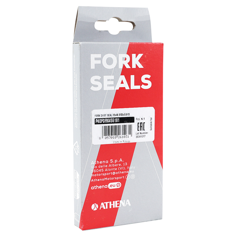 Cache-poussière de fourche Athena adaptable diam 35 x 48,5-53 x 5,8-15 (paire) - vue 3