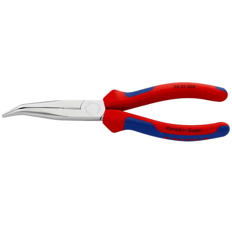 Pince à bec rond pliée 200 Knipex poignée Chrome 2K - vue 2