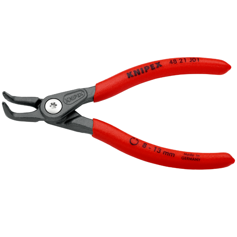 Pince à circlips intérieur pro Knipex 130 mm diamètre 8-13 mm pointe 0,9 mm coudée (48 21 J01) - vue 2