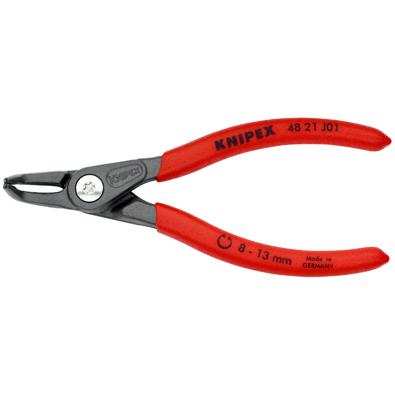 Pince à circlips intérieur pro Knipex 130 mm diamètre 8-13 mm pointe 0,9 mm coudée (48 21 J01) - vue 3