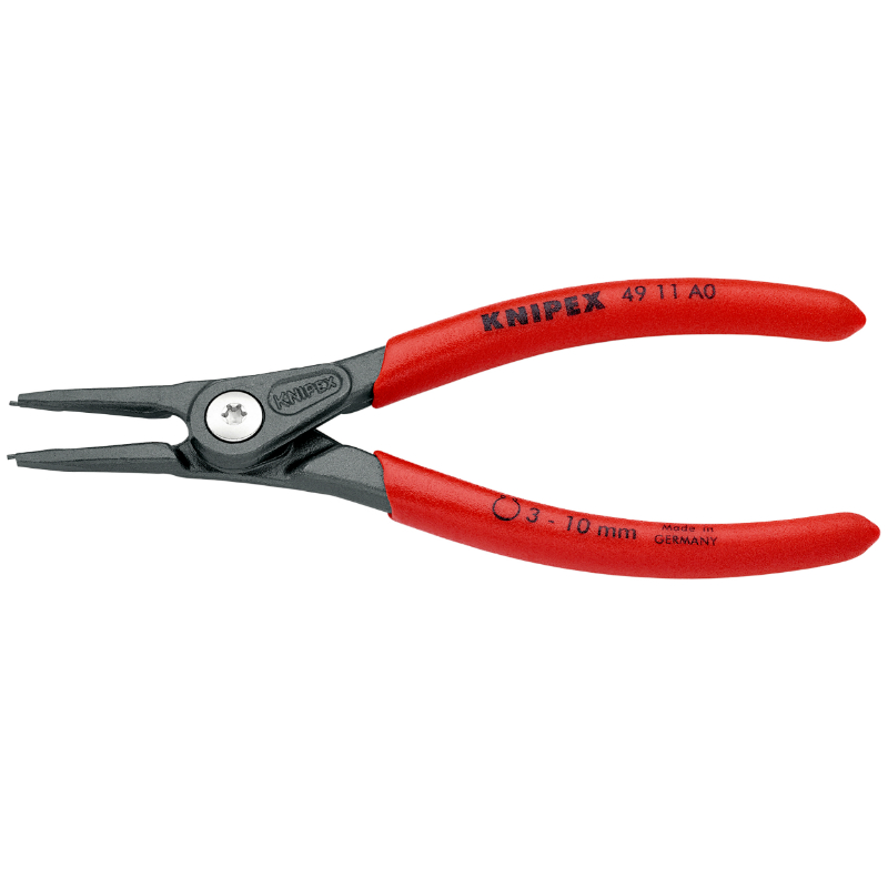 Pince à circlips extérieur Pro Knipex 140 mm diamètre 3 à 10 mm pointe 0,9 mm droite (49 11 A0) - vue 2