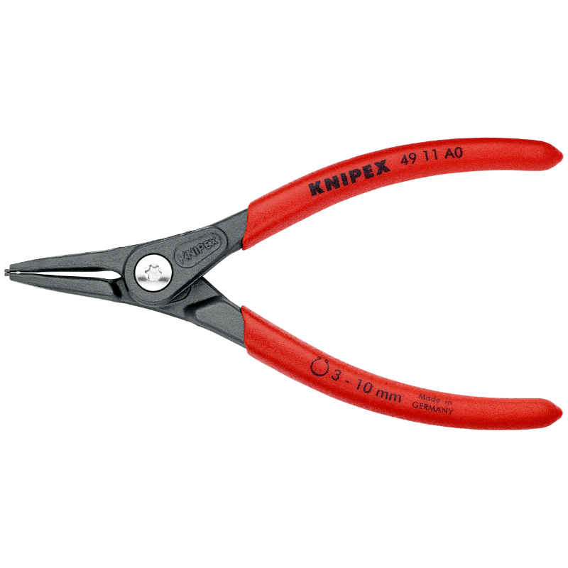 Pince à circlips extérieur Pro Knipex 140 mm diamètre 3 à 10 mm pointe 0,9 mm droite (49 11 A0) - vue 3