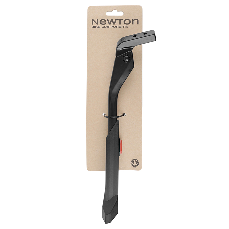 Bequille velo laterale arriere Newton 24-29'' noir reglable fixation 2 vis sur base entraxe 18MM (fixation a la verticale) - vue 6