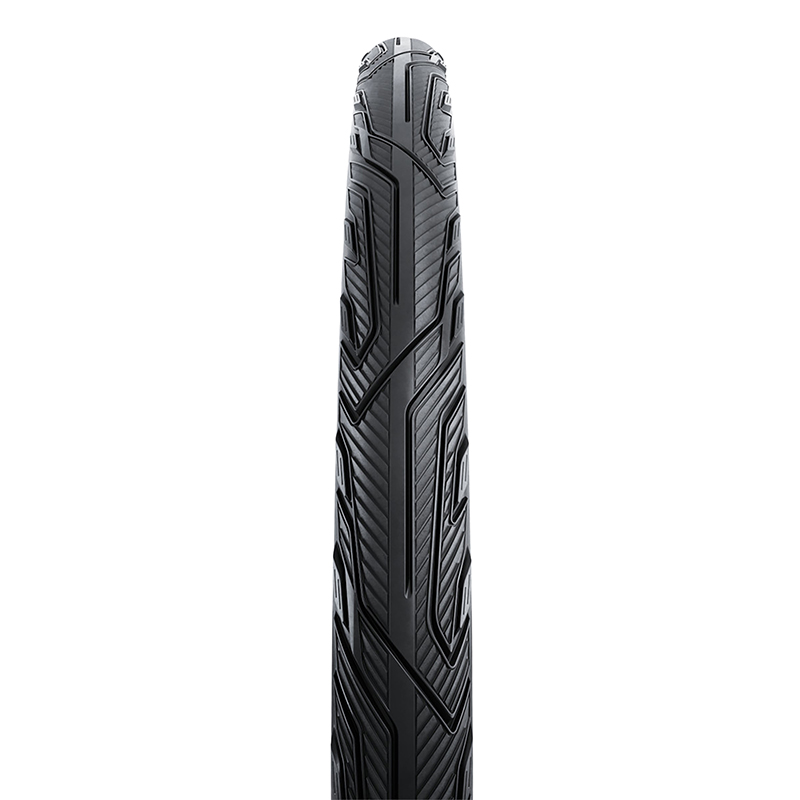 Pneu VTT urbain Continental Pure Contact 28 x 1.75 (47-622) noir flanc marron Reflex Tubeless Ready - vue 2