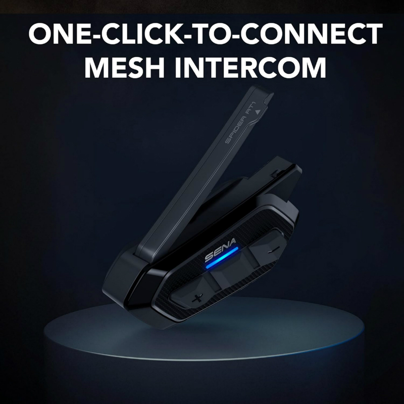 Intercom Sena Spider RT1 Mono Bluetooth 5.1 jusqu'à 24 utilisateurs - 2 km portée Mesh - vue 6