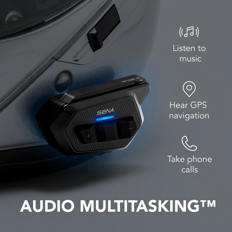 Intercom Sena Spider RT1 Mono Bluetooth 5.1 jusqu'à 24 utilisateurs - 2 km portée Mesh - vue 8
