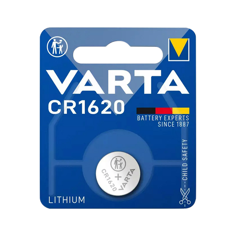 Pile bouton CR1620 Varta lithium blister 1 pile - vue 4