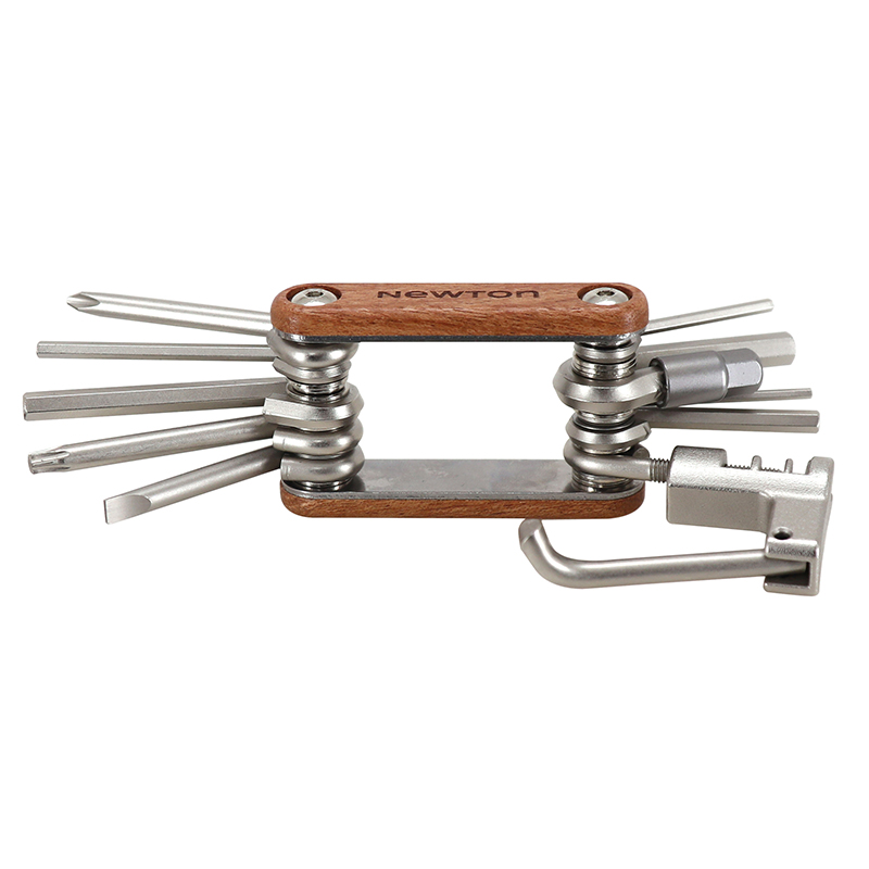 Outil multifonction Newton Wood corps bois 11 fonctions - vue 3