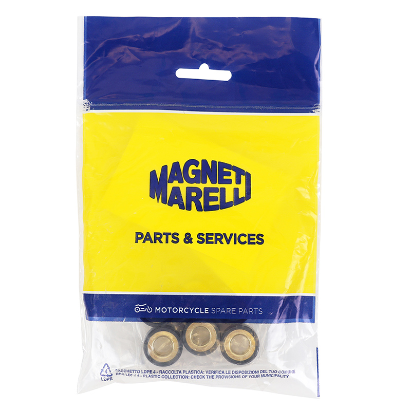 Galet-rouleau maxiscooter Magneti Marelli 20X15 18,5G (X6) pour honda 125 forza, PCX, SH, pantheon, s-wing-kymco 125 dink, grand-dink (OEM: 22123-k35-v20) - vue 2