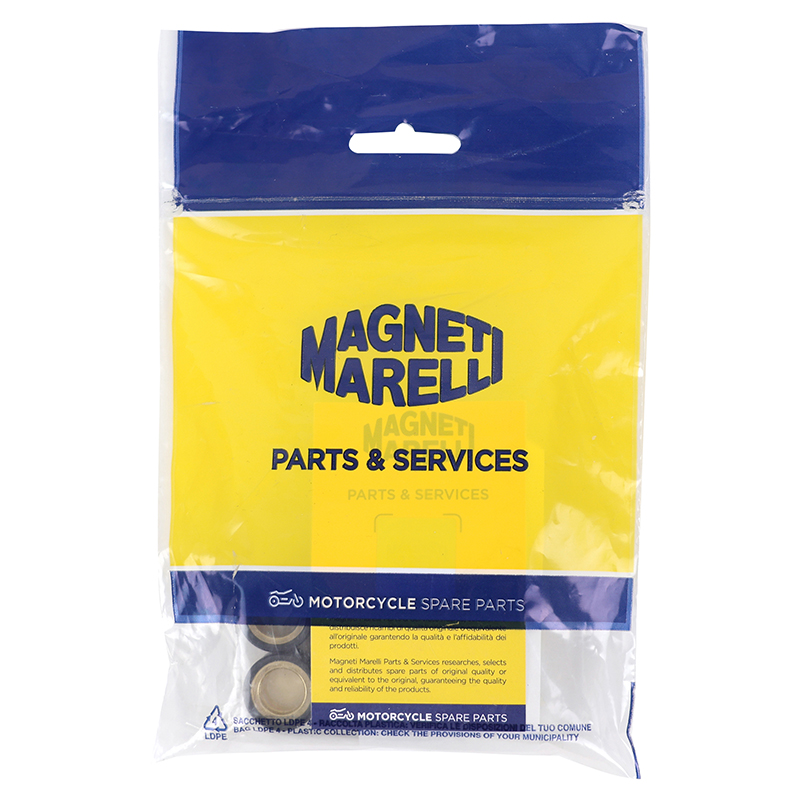 Galet-rouleau maxiscooter Magneti Marelli 20X15 15,0G (X6) pour honda 125 forza, PCX, SH, pantheon, s-wing-kymco 125 dink, grand-dink (OEM: 22123-kwn-640) - vue 2