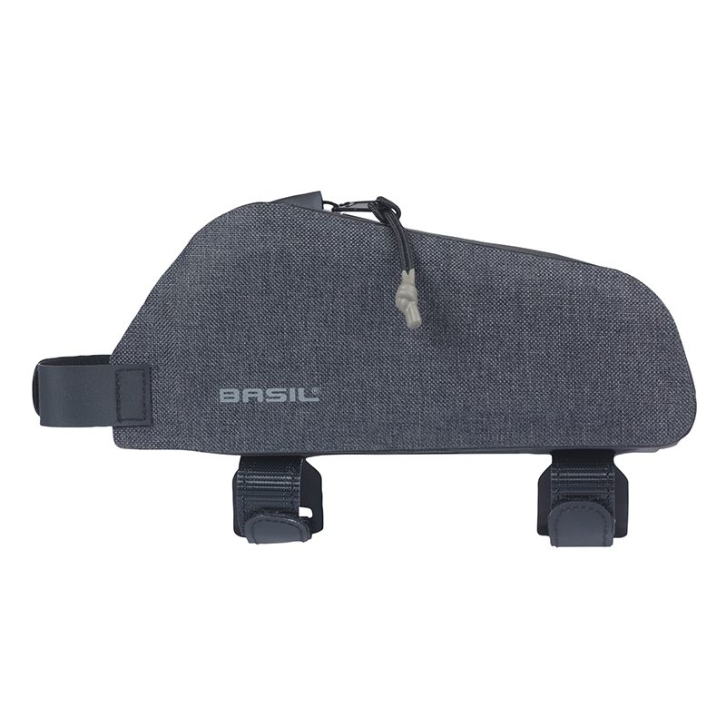 Sacoche de cadre vélo Basil Navigator Storm noir fixation velcro 0.8L - vue 4