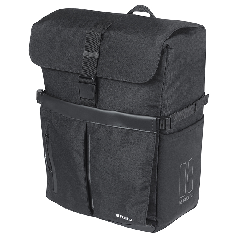 Sacoche arrière vélo latérale Basil Move Commuter 15L noir - vue 2