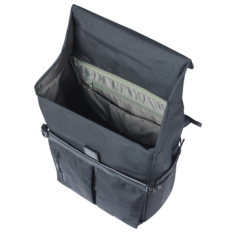 Sacoche arrière vélo latérale Basil Move Commuter 15L noir - vue 5