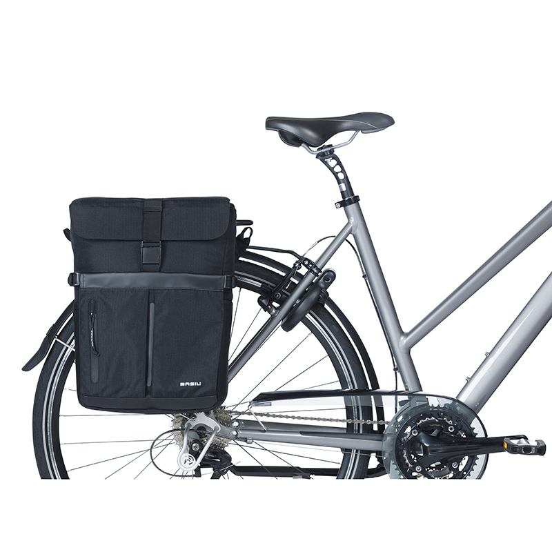 Sacoche arrière vélo latérale Basil Move Commuter 15L noir - vue 7