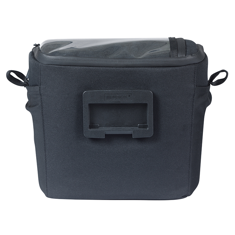 Sacoche de cintre Basil sport 7-8L noir graphite fixation clip compatible Basil et Klickfix (28x20x20cm) - vue 4