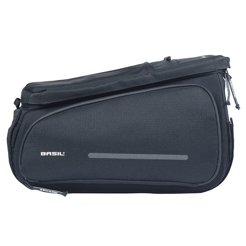 Sacoche arrière vélo Basil Move noir 10-26L fixation MIK (24x33x15cm) - vue 6