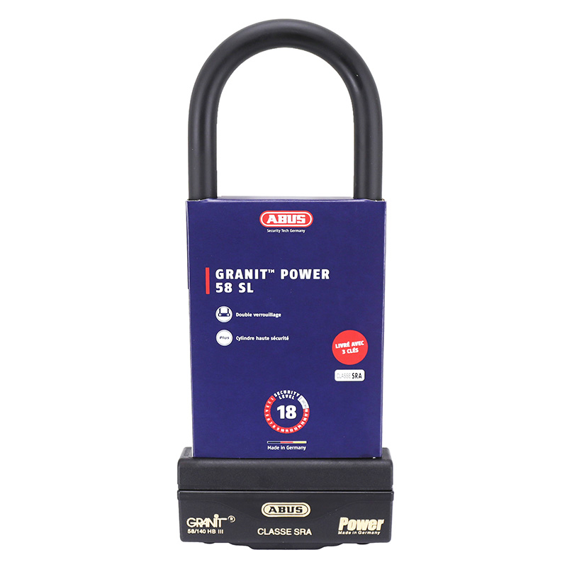Antivol U Abus Granit Power 84 x 259 mm (diam 18 mm) Classe SRA - vue 3
