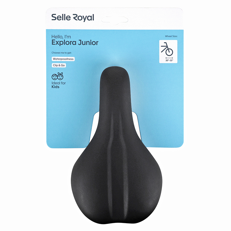 Selle Royal explora junior medium 20"-22" gel visible noir 228X138MM 277G - vue 6